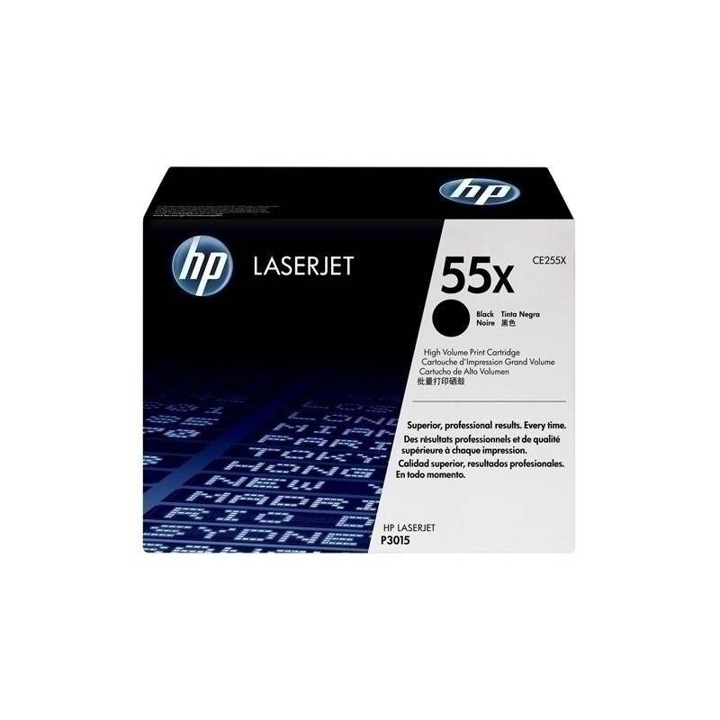 CE255X-TONER HP CE255X Nº55X LJ P3011 NEGRO precio por 1 unidades