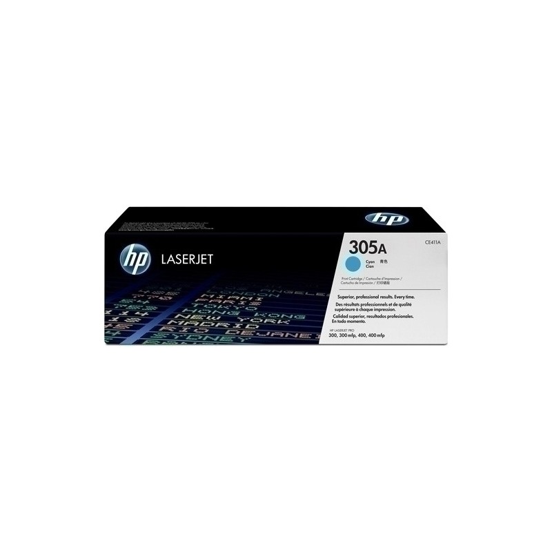 CE411A-TONER HP CE411A Nº305A LJ 300 CIAN precio por 1 unidades