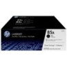 CE285AD-TONER HP CE285AD Nº85A NEGRO PACK 2 UD. precio por 1 unidades