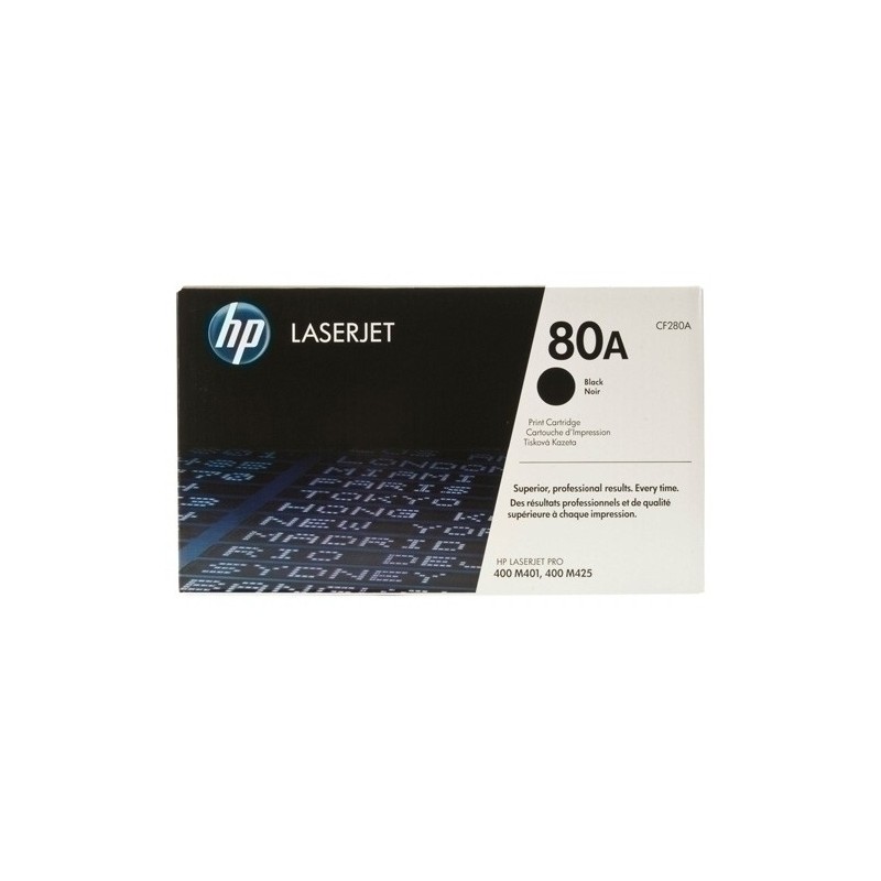 CF280A-TONER HP CF280A Nº80A LJ PRO 400 NEGRO precio por 1 unidades