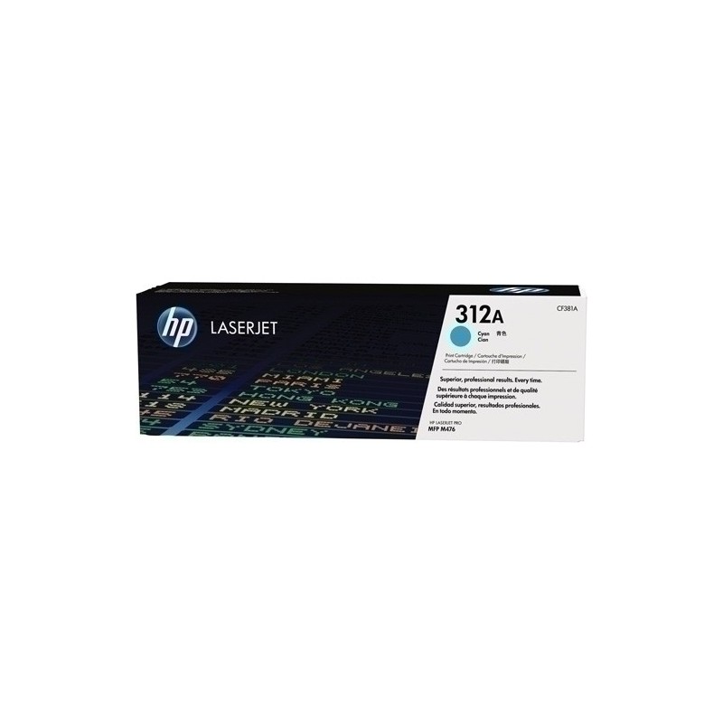 CF381A-TONER HP CF381A Nº312A LJ M476 CIAN precio por 1 unidades