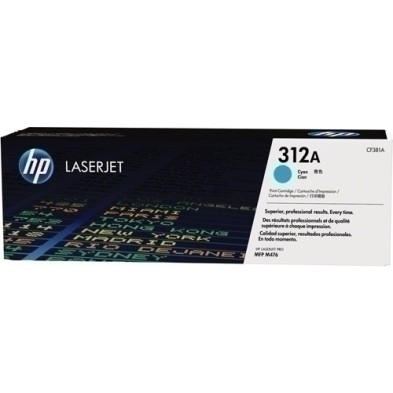 CF381A-TONER HP CF381A Nº312A LJ M476 CIAN precio por 1 unidades