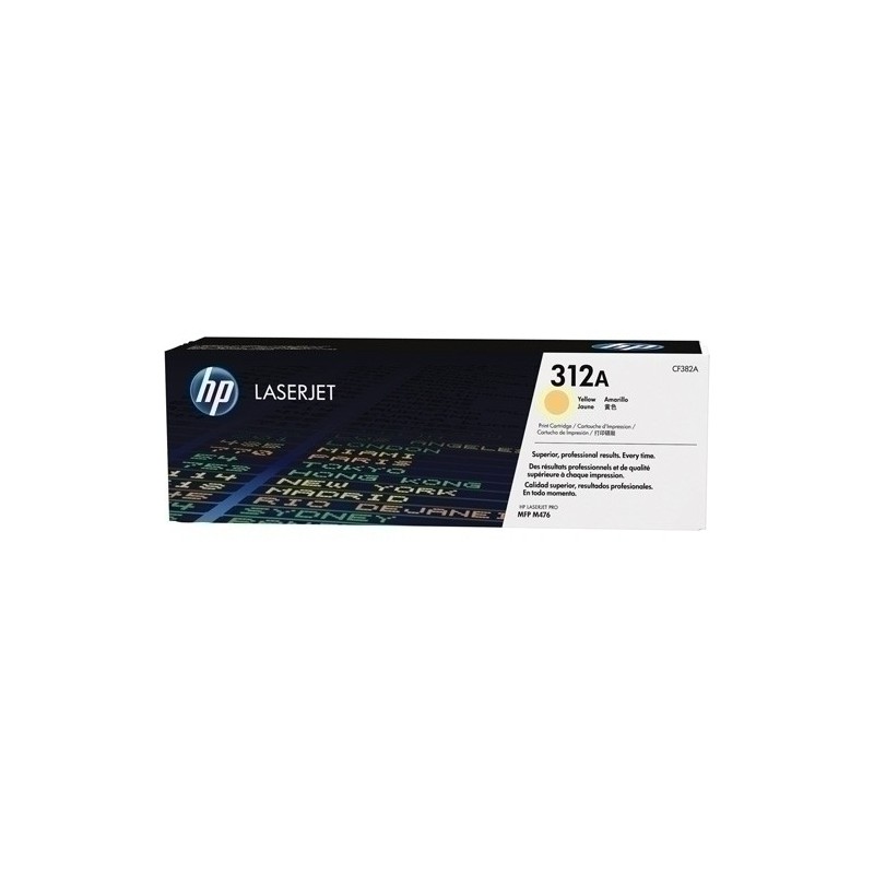 CF382A-TONER HP CF382A Nº312A LJ M476 AMARILLO precio por 1 unidades