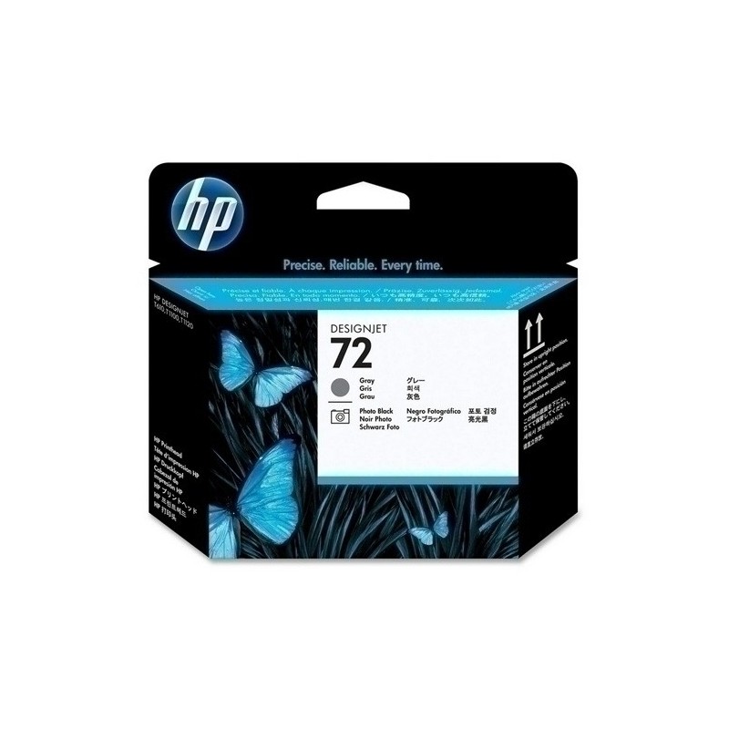 C9380A-CABEZAL HP C9380A Nº72 GRIS Y NEGRO FOTO precio por 1 unidades