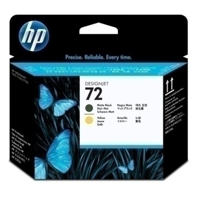 C9384A-CABEZAL HP C9384A Nº72 NEGRO MAT Y AMARI precio por 1 unidades
