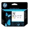 C9384A-CABEZAL HP C9384A Nº72 NEGRO MAT Y AMARI precio por 1 unidades