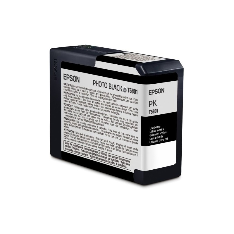 T580100-CART.IJ.EPSON T580100 NEGRO PHOTO precio por 1 unidades