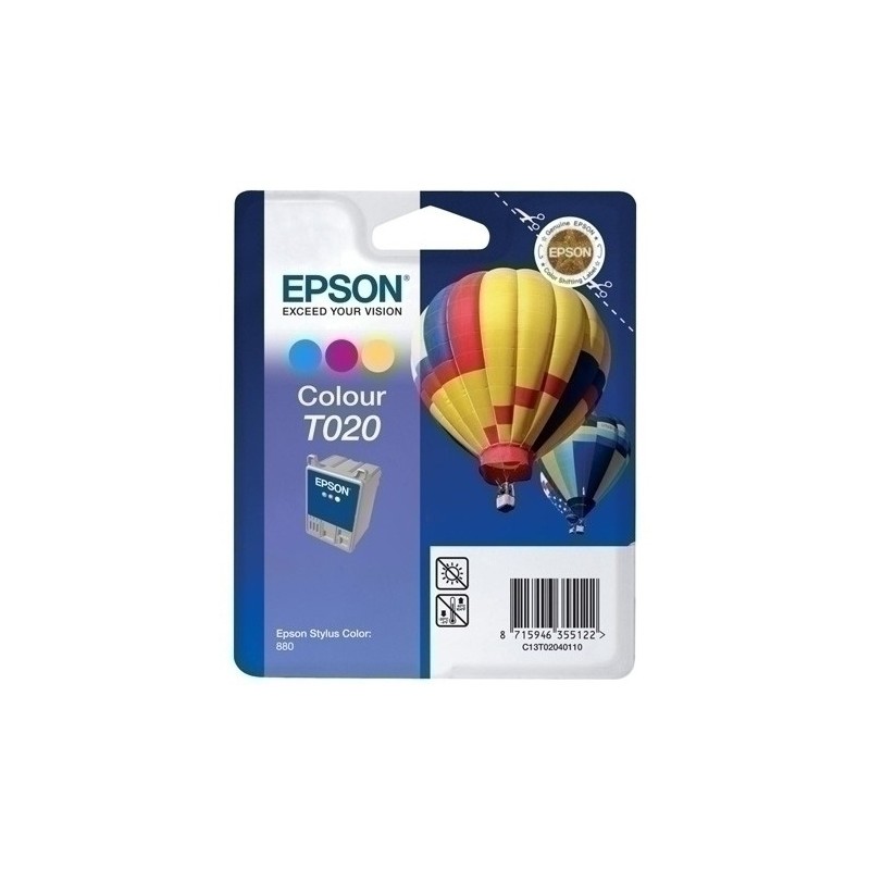 T020401-CART.IJ.EPSON T020401 880 COLOR precio por 1 unidades
