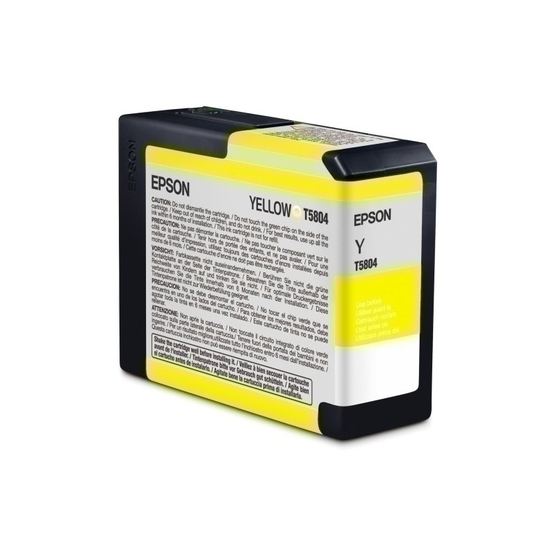 T580400-CART.IJ.EPSON T580400 AMARILLO precio por 1 unidades