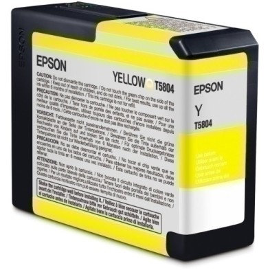 T580400-CART.IJ.EPSON T580400 AMARILLO precio por 1 unidades