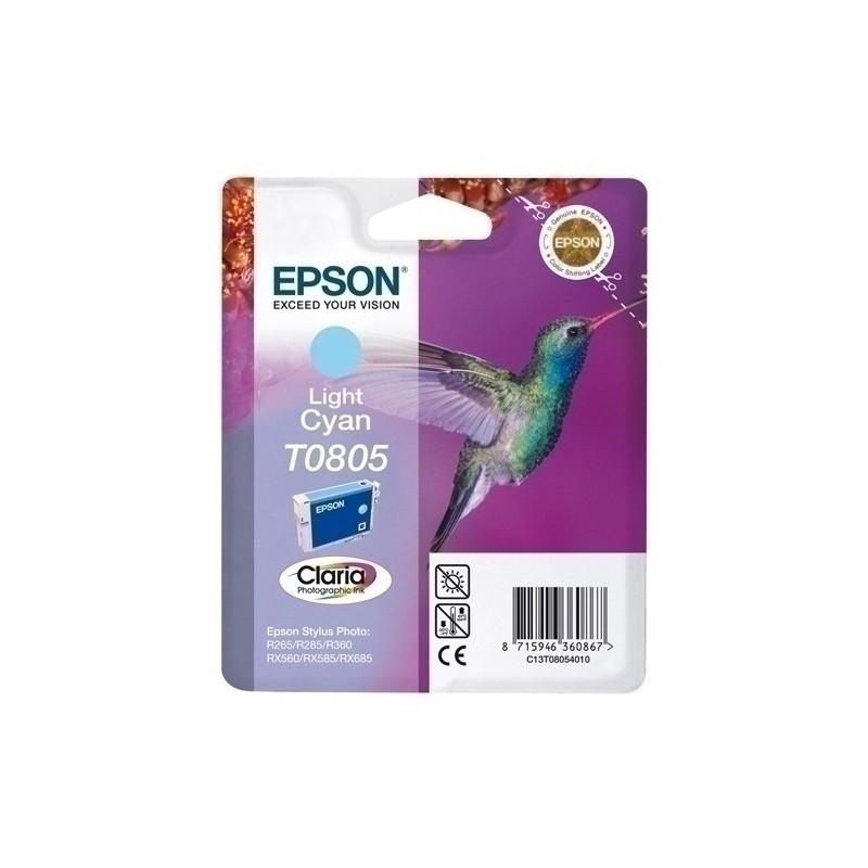 T080540-CART.IJ.EPSON T080540 R2x5/360 CIAN CLAR precio por 1 unidades