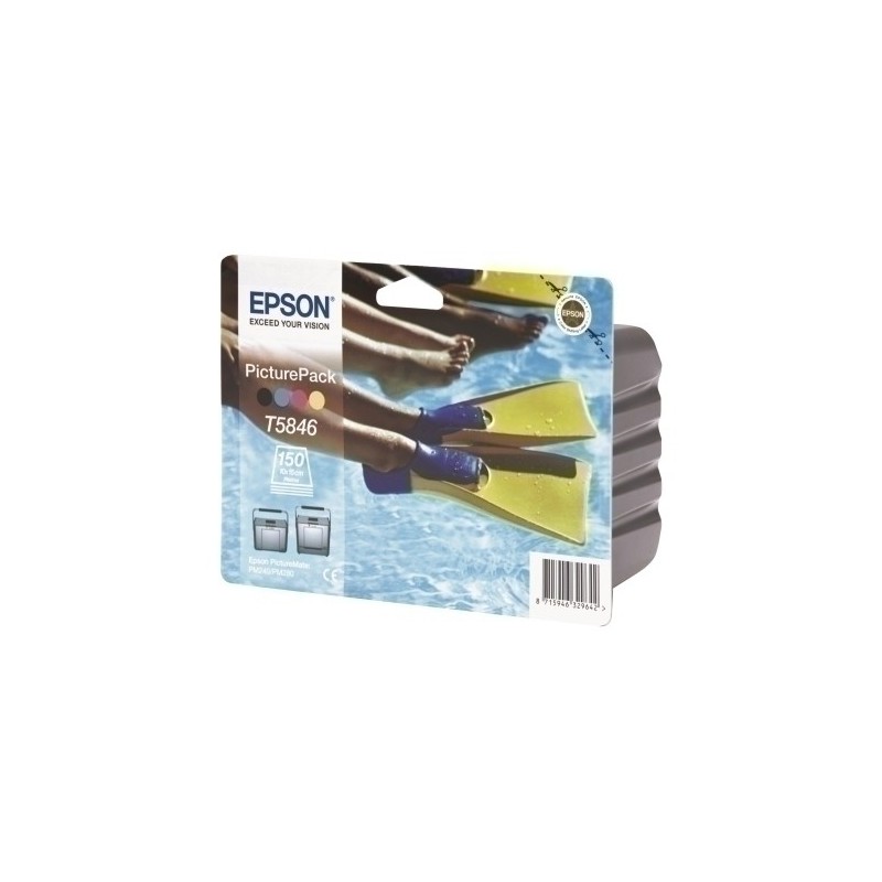 T584640-CART.IJ.EPSON T584640 PM240PACK:TIN+PAP precio por 1 unidades