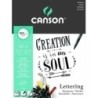 C31250P026-BLOC DIBUJO CANSON LETTERING A4 180g precio por 10 unidades