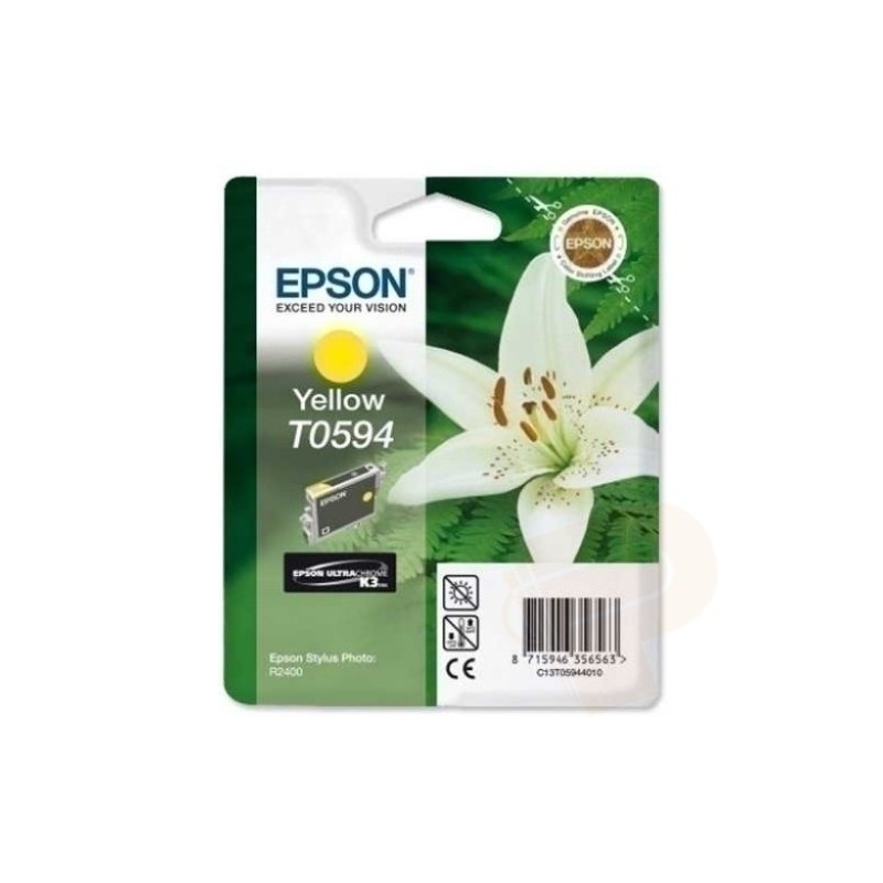 T059440-CART.IJ.EPSON T059440 R2400 AMARILLO precio por 1 unidades