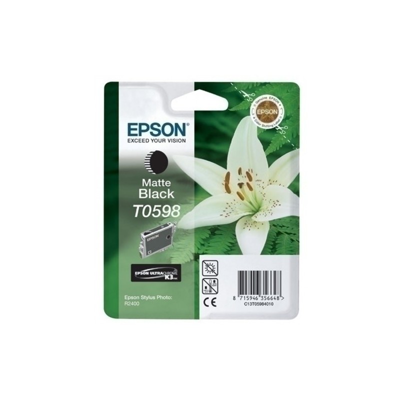 T059840-CART.IJ.EPSON T059840 R2400 NEGRO MATE precio por 1 unidades