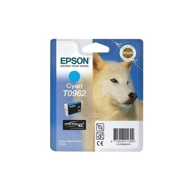 T096240-CART.IJ.EPSON T096240 PHOTO R2880 CIAN precio por 1 unidades