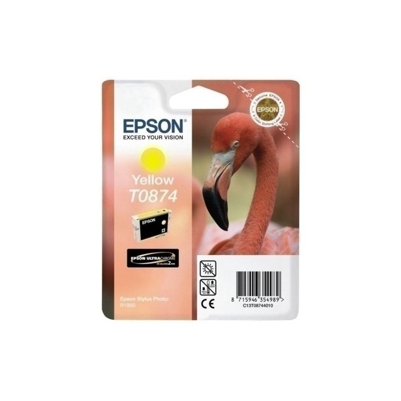 T087440-CART.IJ.EPSON T087440 AMARILLO precio por 1 unidades