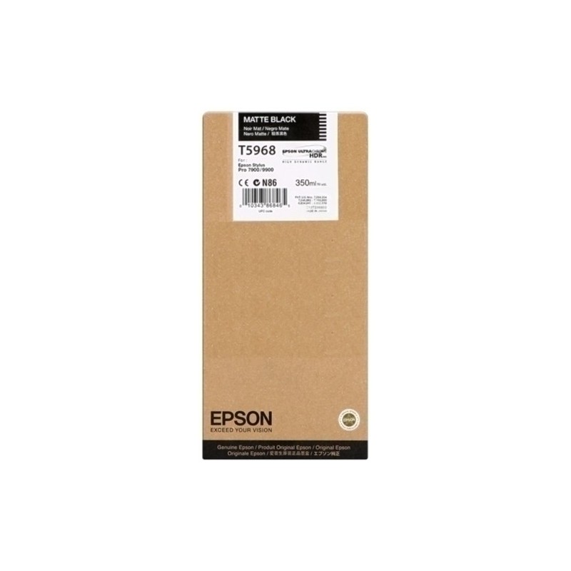 T596800-CART.IJ.EPSON T596800 NEGRO MATE precio por 1 unidades