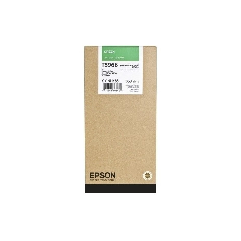 T596B00-CART.IJ.EPSON T596B00 VERDE precio por 1 unidades