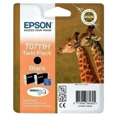 T07114H-CART.IJ.EPSON T07114H NEGRO PACK 2 precio por 1 unidades
