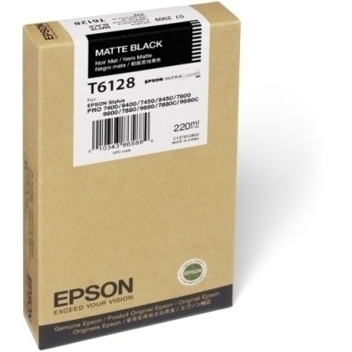 T612800-CART.IJ.EPSON T612800 NEGRO 220ML precio por 1 unidades