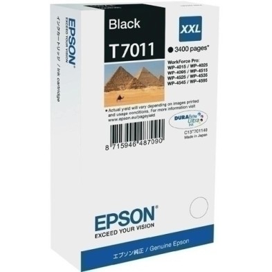 T701140-CART.IJ.EPSON T701140 NEGRO XXL precio por 1 unidades