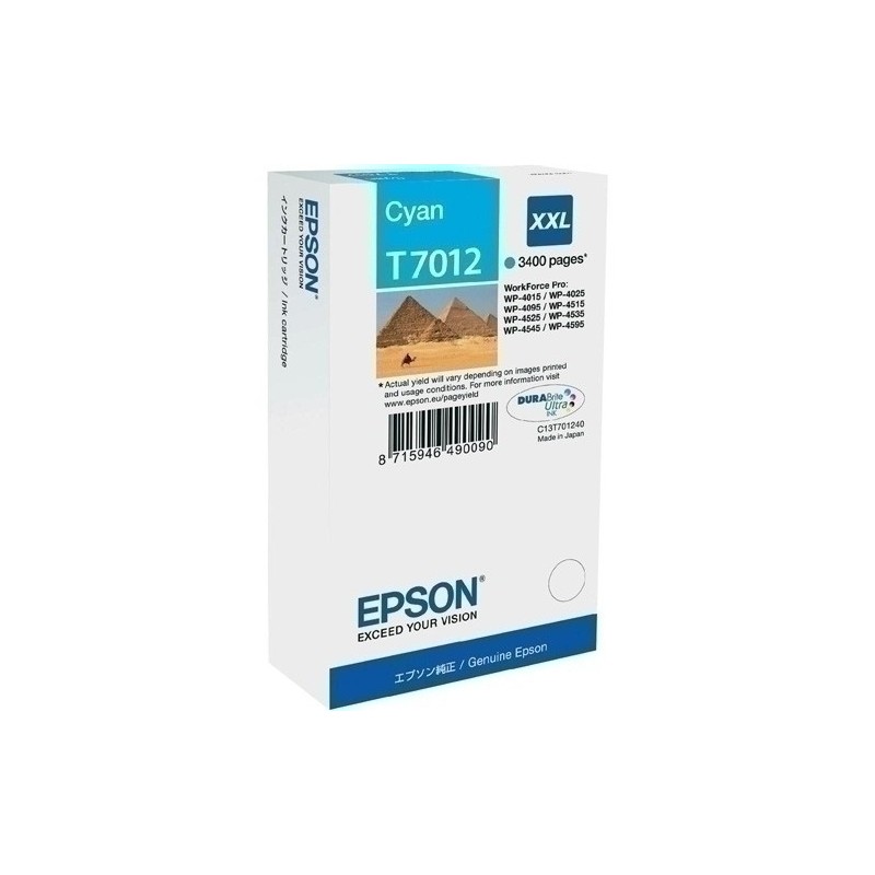 T701240-CART.IJ.EPSON T701240 CIAN XXL precio por 1 unidades