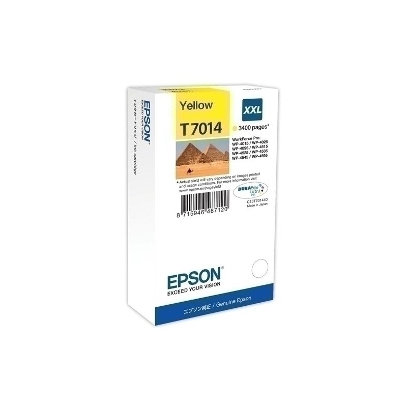 T701440-CART.IJ.EPSON T701440 AMARILLO XXL precio por 1 unidades