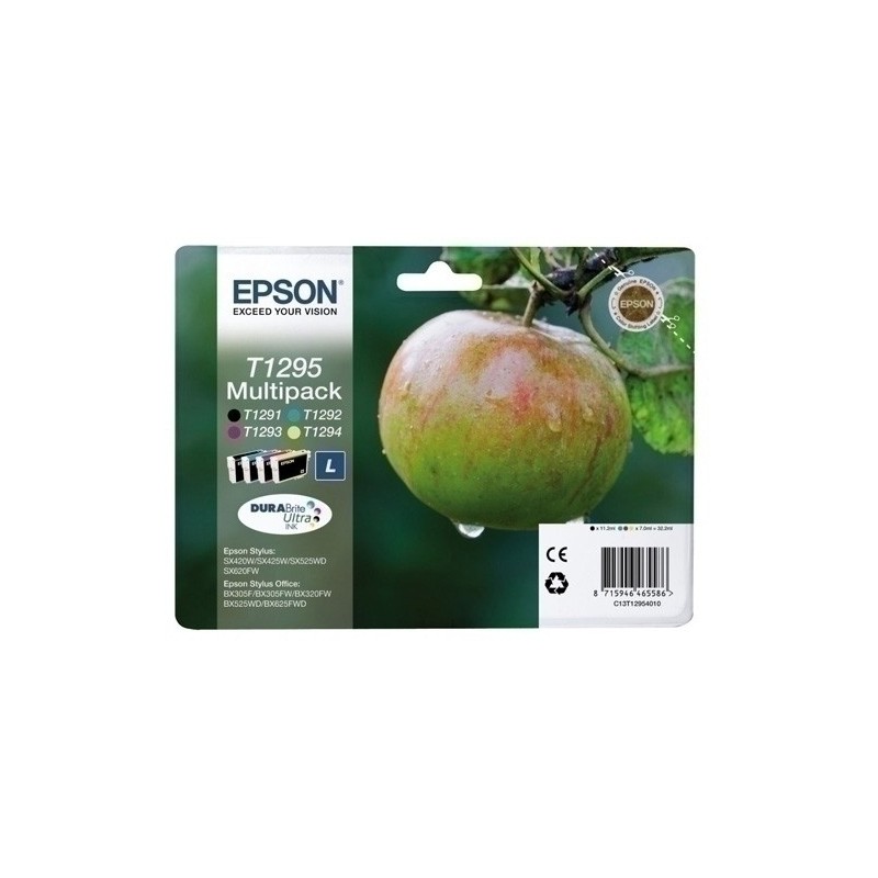T129540-CART.IJ.EPSON T129540 RAINBOW MULTIPACK precio por 1 unidades