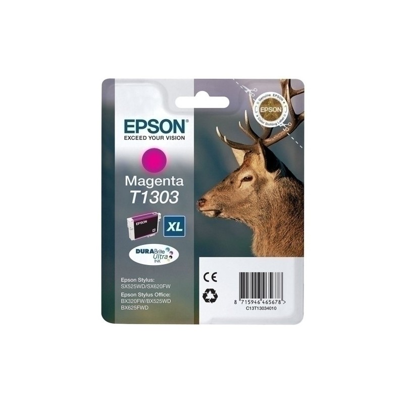 T130340-CART.IJ.EPSON T130340 MAGENTA precio por 1 unidades