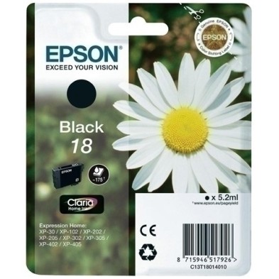 T180140-CART.IJ.EPSON T180140 Nº18 NEGRO precio por 1 unidades