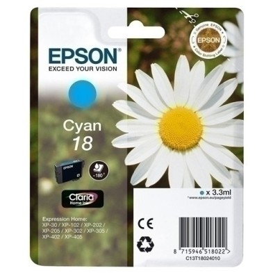 T180240-CART.IJ.EPSON T180240 Nº18 CIAN precio por 1 unidades