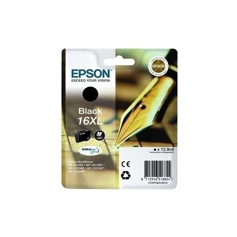 T163140-CART.IJ.EPSON T163140 Nº16XL NEGRO precio por 1 unidades