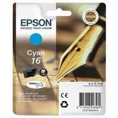 T162240-CART.IJ.EPSON T162240 Nº16 CIAN precio por 1 unidades