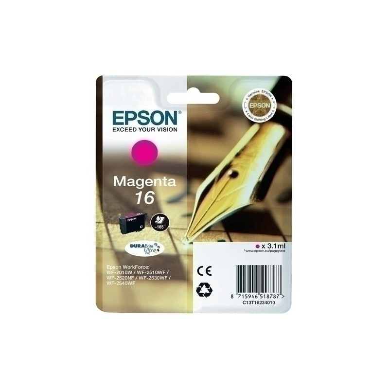T162340-CART.IJ.EPSON T162340 Nº16 MAGENTA precio por 1 unidades