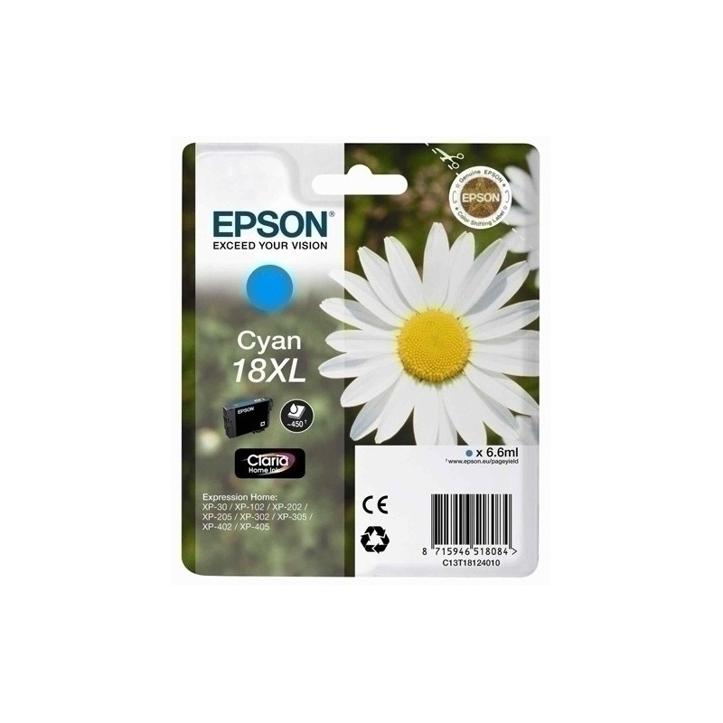 T181240-CART.IJ.EPSON T181240 18XL CIAN precio por 1 unidades