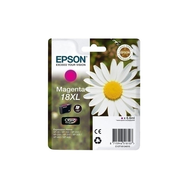 T181340-CART.IJ.EPSON T181340 18XL MAGENTA precio por 1 unidades