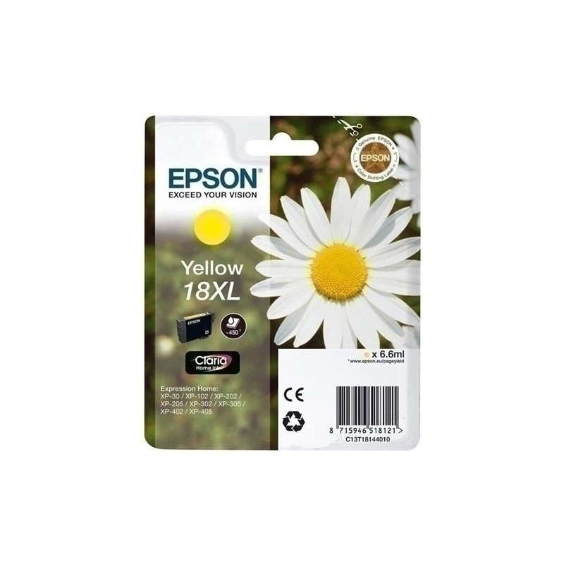 T181440-CART.IJ.EPSON T181440 18XL AMARILLO precio por 1 unidades