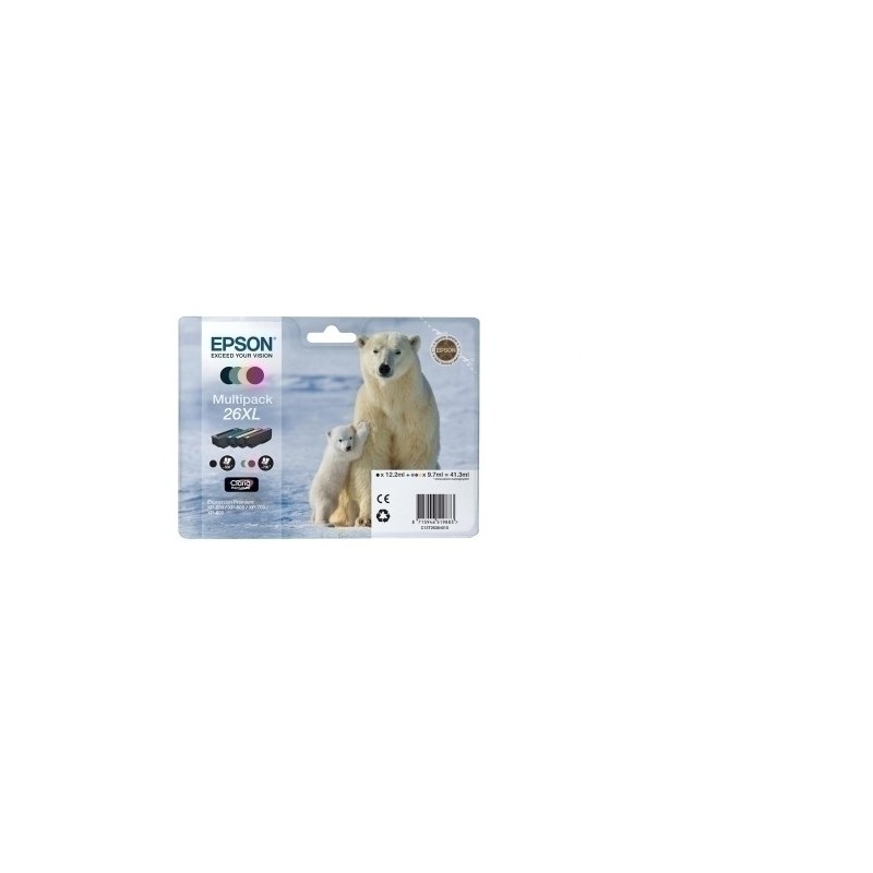 T263640-CART.IJ.EPSON T263640 26XL MULTIPACK precio por 1 unidades
