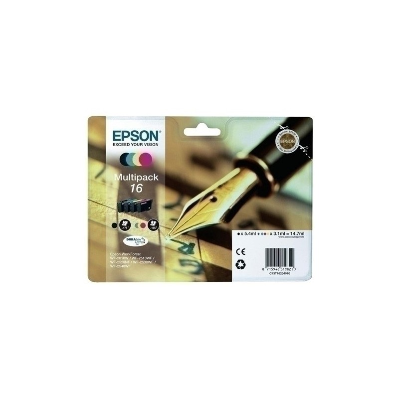 T162640-CART.IJ.EPSON T162640 Nº16 MULTIPACK precio por 1 unidades