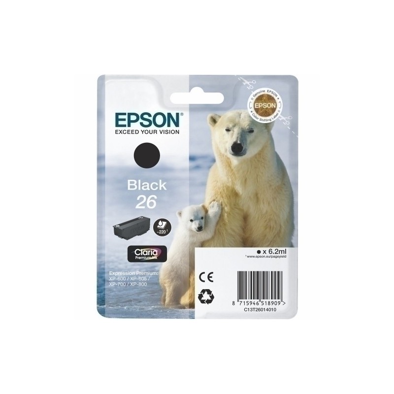 T260140-CART.IJ.EPSON T260140 XP-760 NEGRO precio por 1 unidades