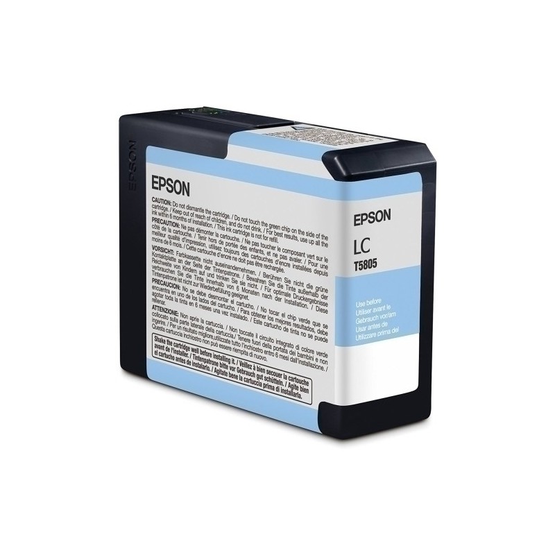 T580500-CART.IJ.EPSON T580500 CIAN CLARO precio por 1 unidades