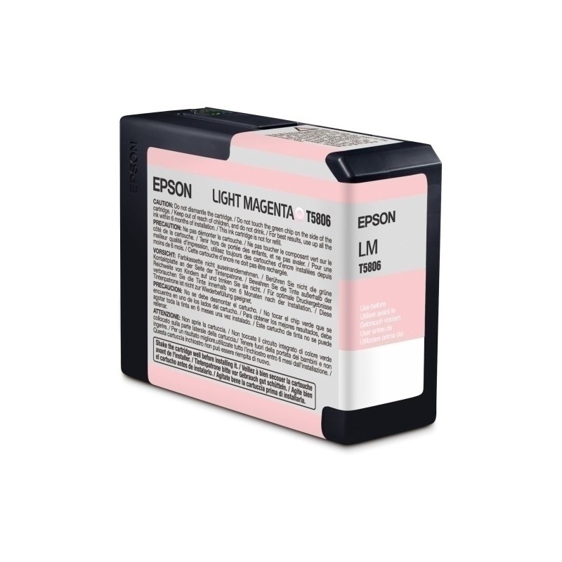 T580600-CART.IJ.EPSON T580600 MAGENTA CLARO precio por 1 unidades