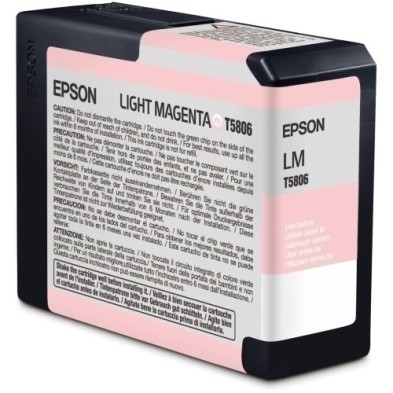 T580600-CART.IJ.EPSON T580600 MAGENTA CLARO precio por 1 unidades