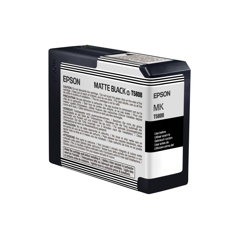 T580800-CART.IJ.EPSON T580800 NEGRO MATE precio por 1 unidades