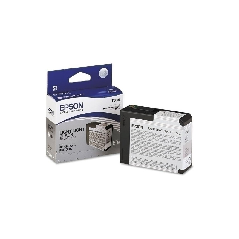 T580900-CART.IJ.EPSON T580900 GRIS CLARO precio por 1 unidades