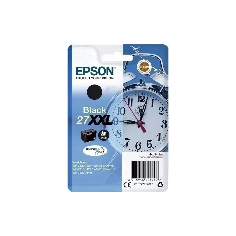 T279140-CART.IJ.EPSON T279140 Nº27XXL NEGRO precio por 1 unidades