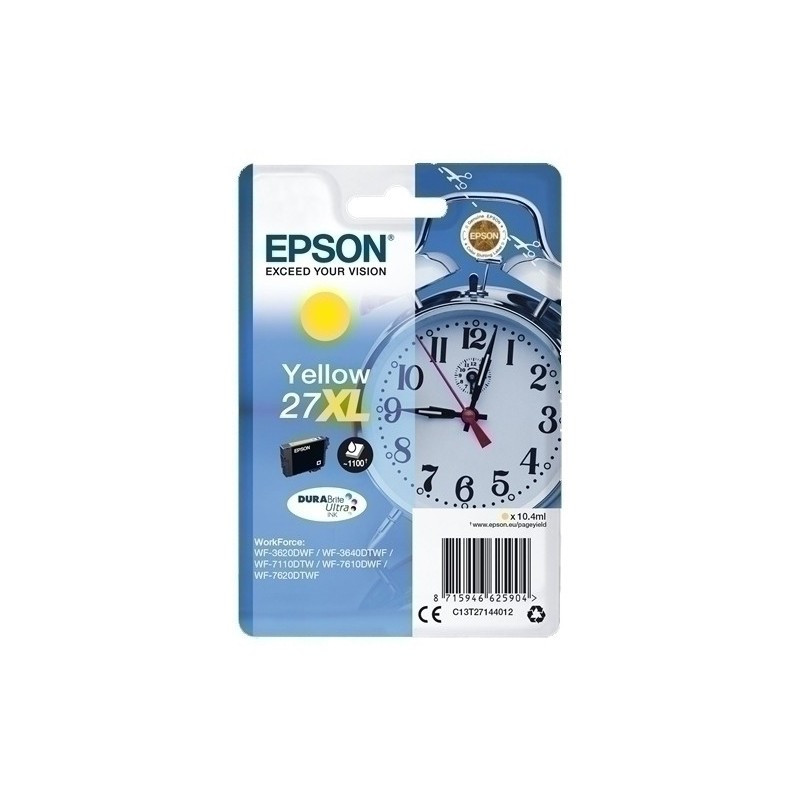 T271440-CART.IJ.EPSON T271440 Nº27XL AMARILLO precio por 1 unidades