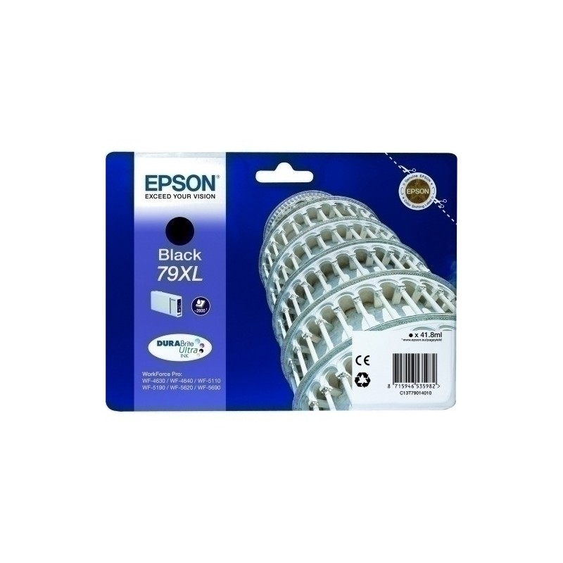 T790140-CART.IJ.EPSON T790140 Nº79XL NEGRO precio por 1 unidades