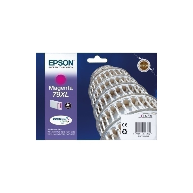 T790340-CART.IJ.EPSON T790340 Nº79XL MAGENTA precio por 1 unidades